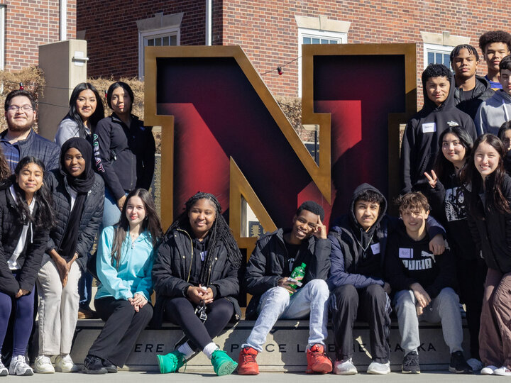 NCPA student ambassadors visiting campus 