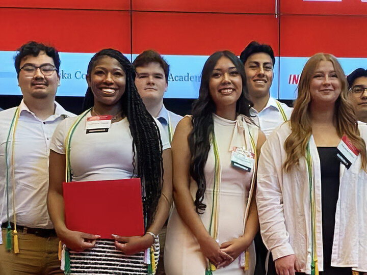 Trenchard Foundation students at the awards brunch