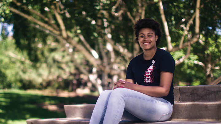 Photo of Maya Evans